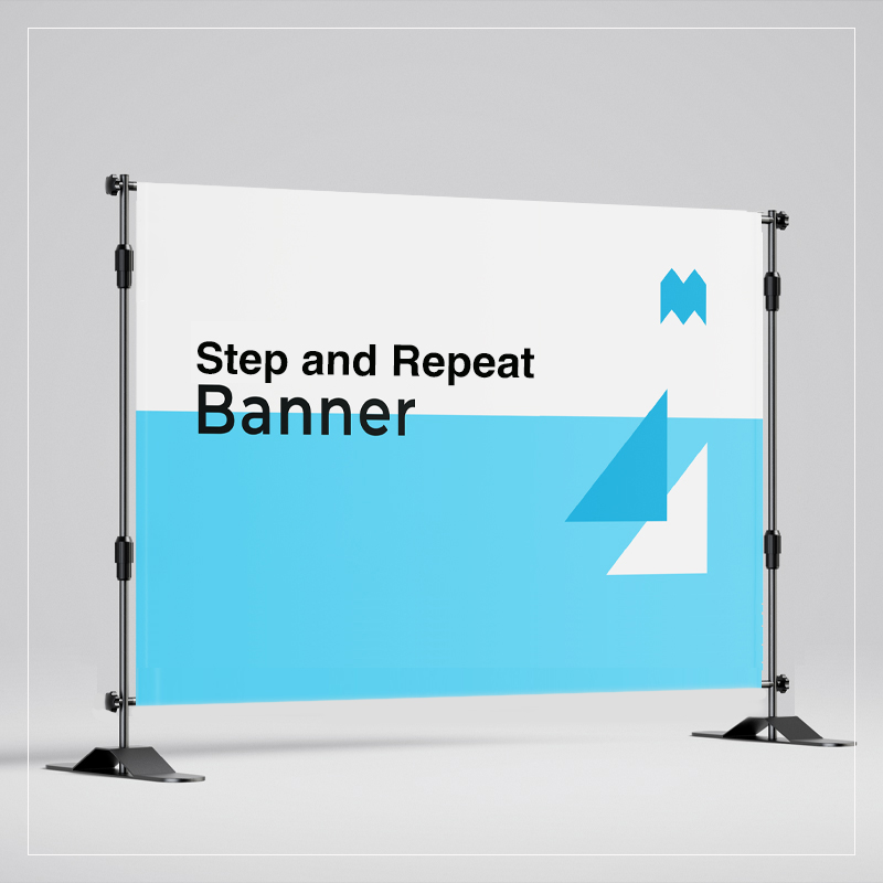 Step and Repeat Banners with Stand