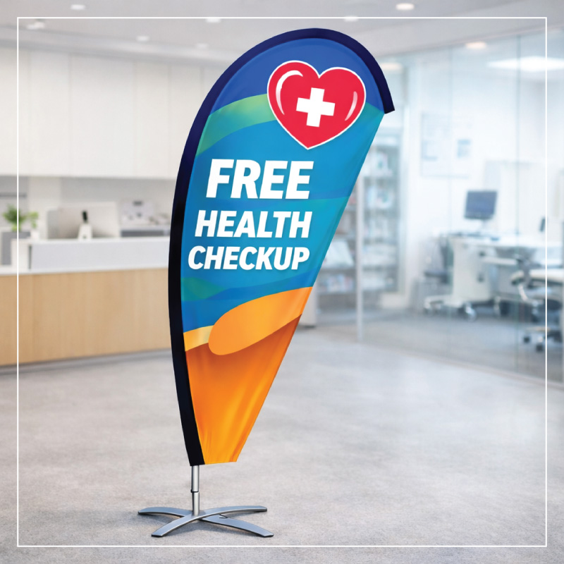 Single and Double Sided Teardrop Flags