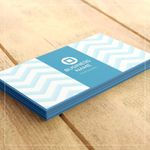 32PT Uncoated Painted EDGE Business Cards 1